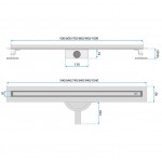 Трап душевой Rea Neox Slim Pro Gold Трап душевой Rea Neox Slim Pro Gold